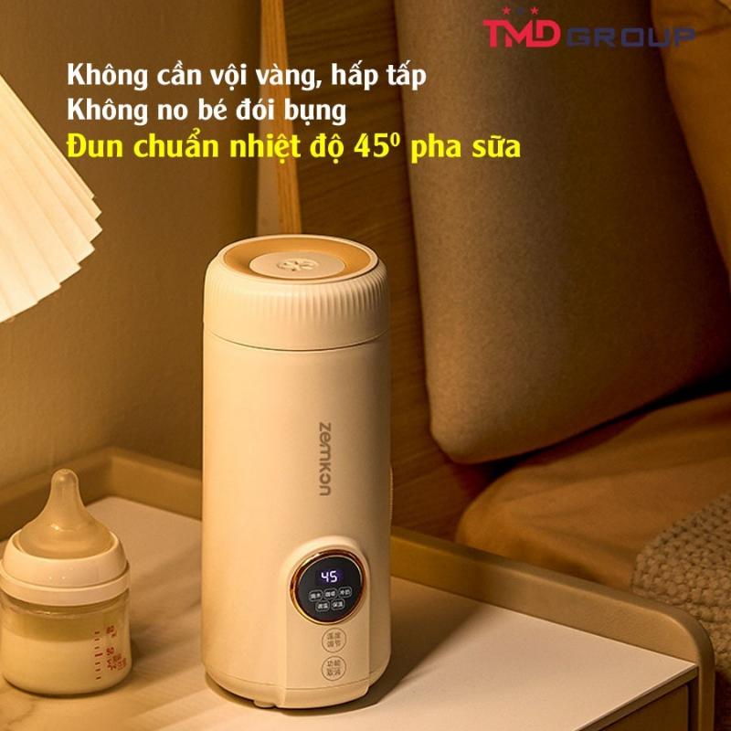 [Sản phẩm mới bán chạy] đun siêu tốc ZEMKON dung tích 550ml, bình đun - pha sữa di động du lị, du lịch bảo hành 12 tháng dung tích 550ml, bình đun nhép môn chạy] gỉ 316 4