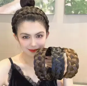 Bando kepang rambut  alami lebar 4cm - BISA COD (BAND1018)