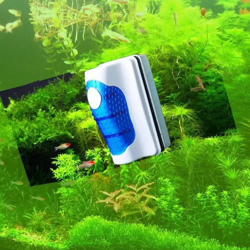 Bàn Chải Bể Cá Từ Tính, Hiệu Quả, Để Làm Sạch Bể Cá, Thích Hợp Cho Các Kích Cỡ Nhỏ, Trung Bình Và Lớn, Hoàn Hảo Cho Kích Thước A3P3 4