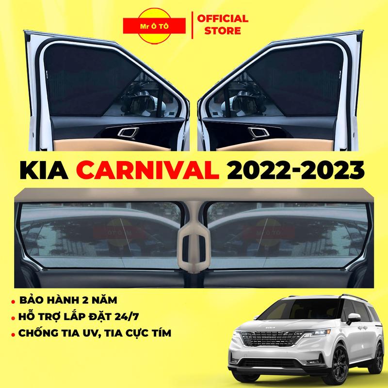 Rèm Che Nắng Xe KIA CARNIVAL 2022-2025 Loại 1 MR.OTO Chống Tia, UV Tia Cực Tím Bảo Hành 2 Năm [ Tặng Khăn Lông Cừu ]
