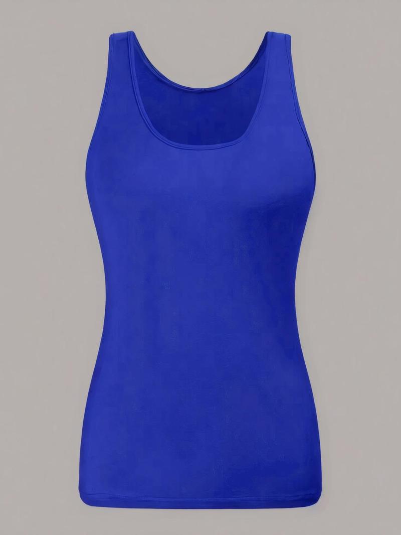 Product Introduction of Women's Solid Color  Tank Top, Casual Sleeveless Top for Daily Wear, Ladies Clothes for All Seasons 6