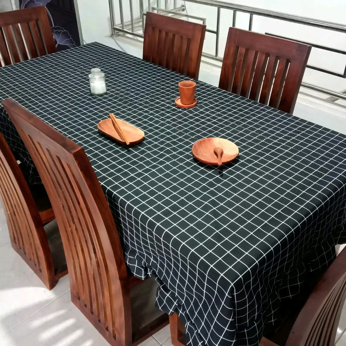 Taplak Meja Makan Kain 4 & 6 Kursi Aneka Motif Murah