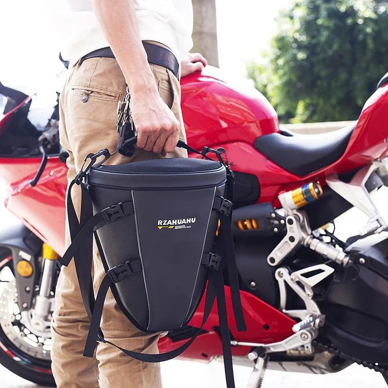 Product Introduction of Motorcycle Backpack Large Capacity Motorbike Tail Bag Wear Resistant Waterproof Rear Motorcycle Suitcase for Electric Biker Bag 10