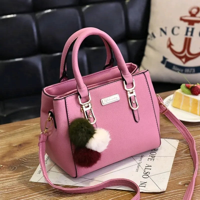 CLAVI BAG - TAS SELEMPANG WANITA MODEL KOREA 2 RUANG BAHAN TEBAL KUALITAS IMPORT TAS BAHU TAS KONDANGAN Kulit PU Hitam Cokelat 2