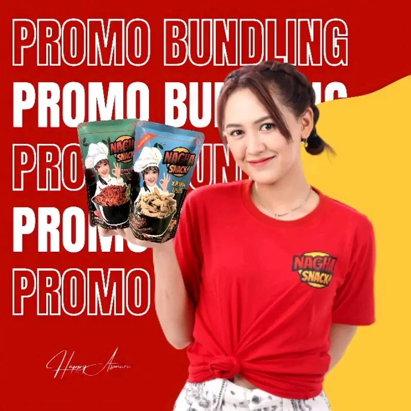 BUNDLING KERIPIK USUS + MAKARONI PEDAS Snacks Food
