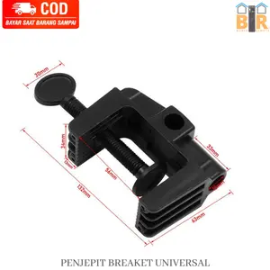 BREAKET STAND C CLAMP KLEM TABLE BRAKET HOLDER MOUNTING DUDUKAN KAMERA LAMPU MICROFONE