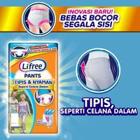 Gambar Lifree Popok Dewasa Celana Tipis & Nyaman Bergerak - XXL10 - 2 Packs dari Unicharm Official Store Kab. Tangerang 4 Tokopedia
