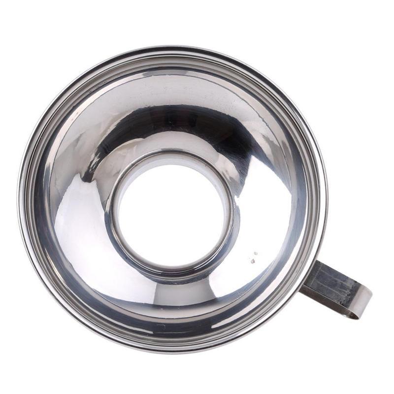 Phễu Miệng Rộng Bằng Thép Không Gỉ, Phễu Thay Mứt Salad, Rò Rỉ Rượu Lớn Đa Chức Năng, Rò Rỉ Dầu, Phụ Kiện Nhà Bếp, Đồ Dùng 6