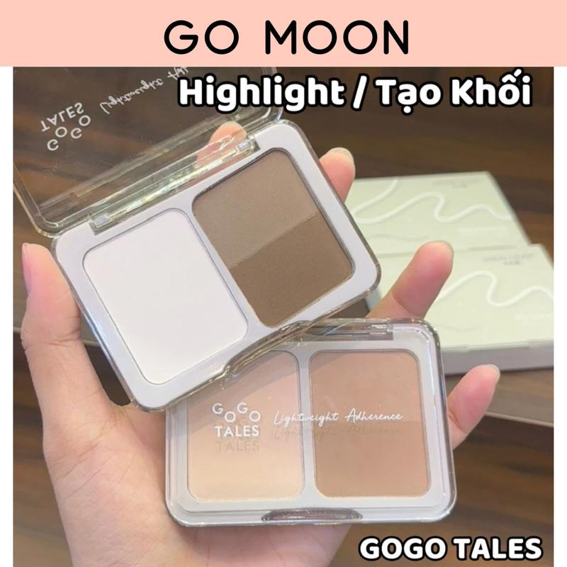 Phấn Tạo Khối GOGO TALES Lightweight GT710 9 gam Tạo khối bắt sáng 2 in 1 gogotales chính hãng go moon