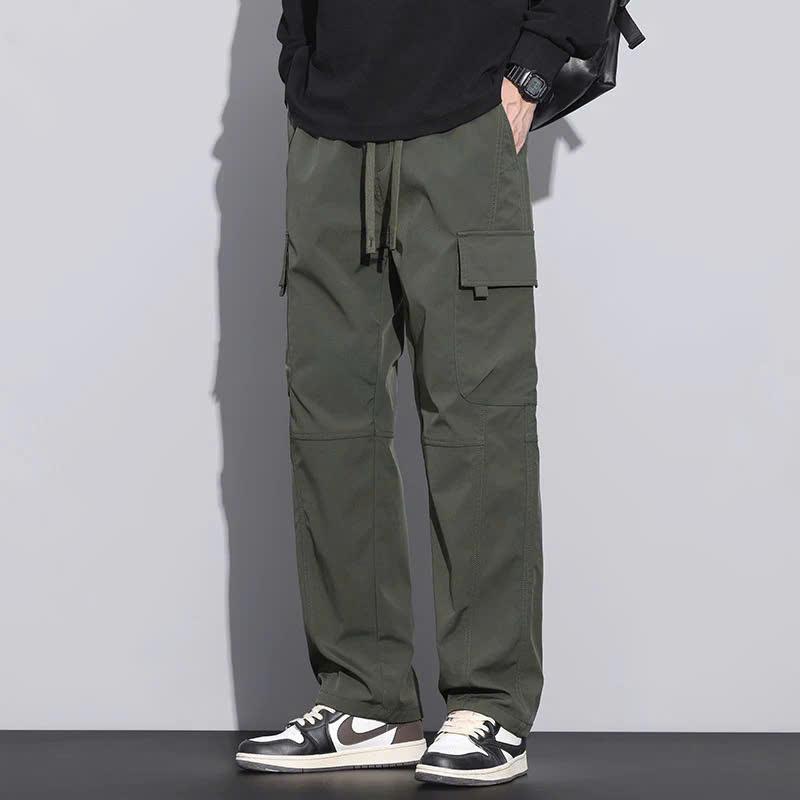 Set  Quần Kaki Túi Hộp Nam LưngThun Có Túi Pants - Chất Vải Cao Cấp Loại Mềm , Co Dãn, Thấm Hút Mồ Hôi, Không Bai Xù - Chuẩn Form dáng ,  - Menswear Kem quana unam quan big Nhung gió