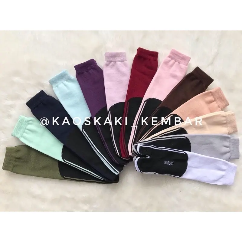 Kaos Kaki Jempol Nylon Telapak Hitam Computer Anak / Dewasa Pendek