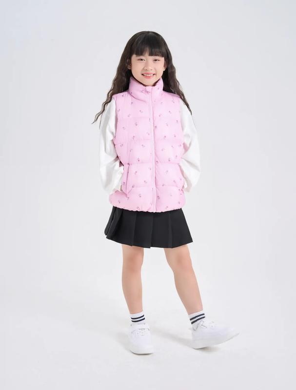 Áo khoác gile chần bông bé gái CANIFA 1OT24W010