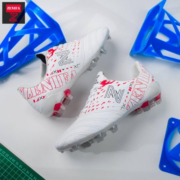 Sepatu Bola Pria Dewasa Premium Fg Mini Soccer Putih Hijau