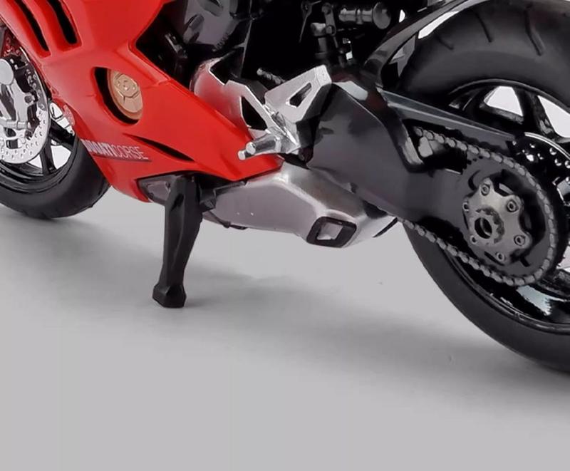 Product Introduction of 1:12 Ducati V4s Motorcycle Simulation Model Alloy Motorcycle Hand-Made Collection Boys and Friends Decoration Gift 6