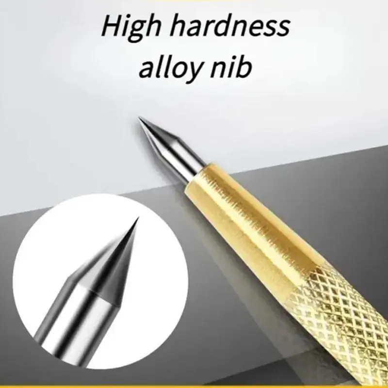 Bút Cắt Gạch Men Kim Loại, 1 Chiếc, Chiều Dài 150Mm, Thích Hợp Để Khắc Và Cắt Gạch Men, Kích Thước Gạch 14,2cm, Z5J5 8