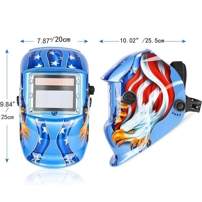 Professional Auto Darkening Welding Helmet, Comfortable Wear Automatic Darkening Protective Welding Cap, Professional Thermal Insulation Welding Accessories 2