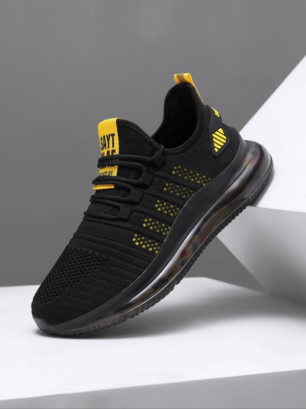 Men's Fashionable Lace Up Low Top Sneakers, Casual Breathable Comfortable Sports Running Shoes, Male All-match Round Toe Shoes for Daily Wear, Closed 2
