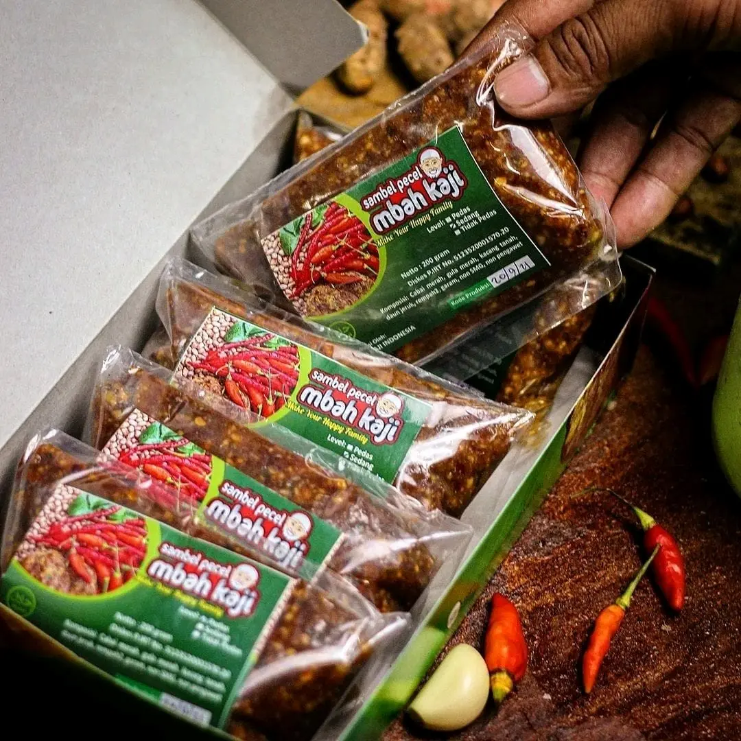 Sambel kacang bumbu pecel khas madiun jawa timur ukuran 200gram - 1kg