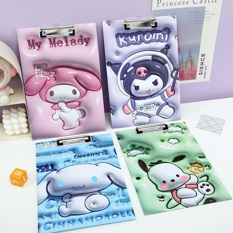BISA COD 6302 Papan Ujian Motif Karakter 3D / Cute Stationery Exam Board 6