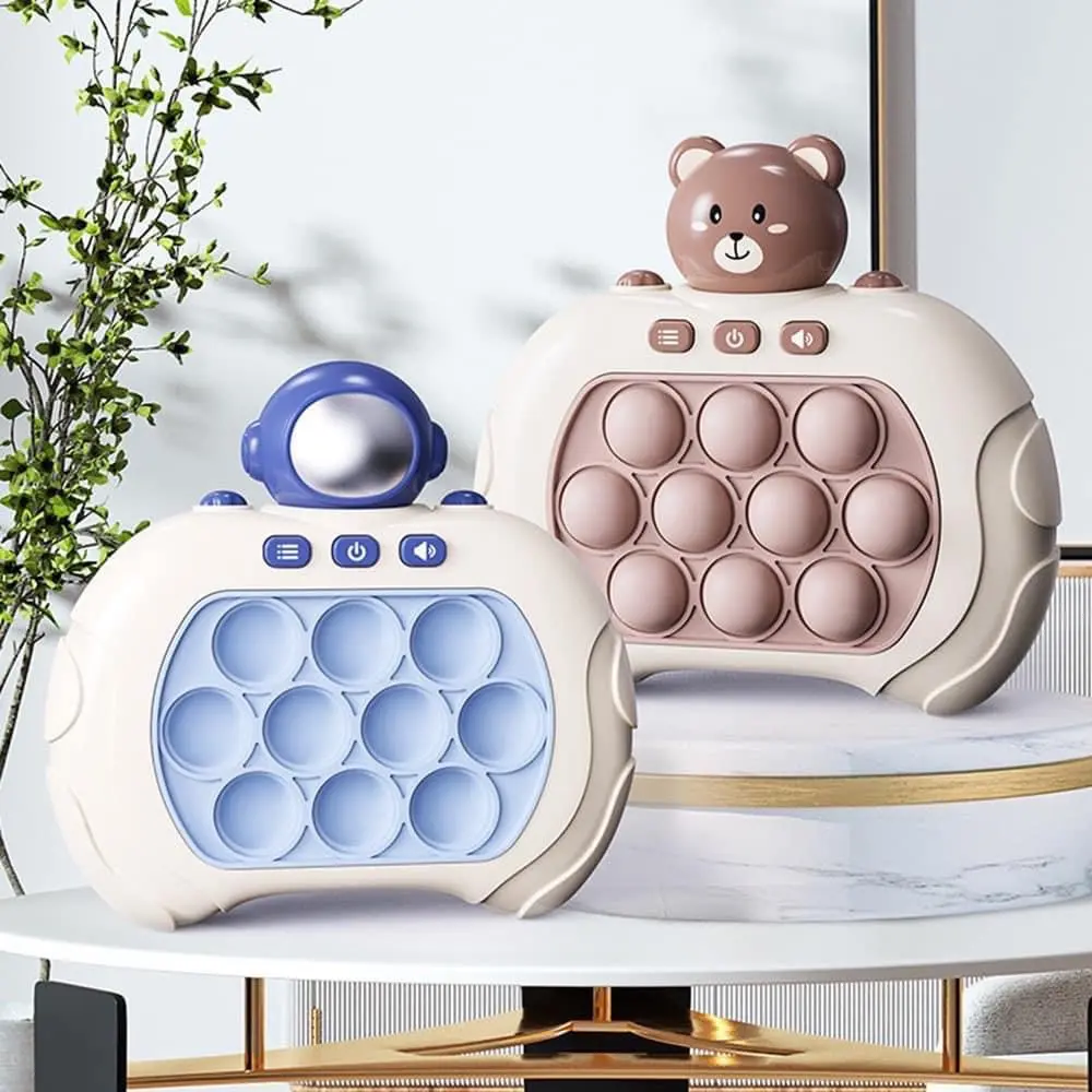 Đồ Chơi máy game popit rèn trí thông minh nhanh nhạy, luyện mắt luyện tay bản tiếng anh cho bé