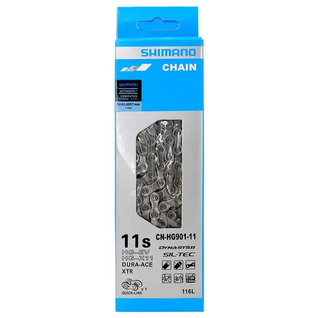 Xích xe đạp, SHIMANO DURA-ACE CN-HG901-11, 11 tốc độ, Chốt rỗng siêu hẹp, Thích hợp cho Xích xe đạp Đường Trường, Phụ tùng đi xe đạp Chính Hãng 6