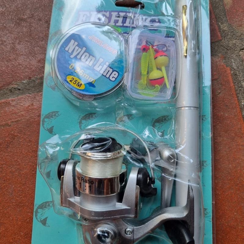 BỘ cần câu bút mini kèm phụ kiện Đi Câu Fishing Câu Cá Fish Lure Mồi