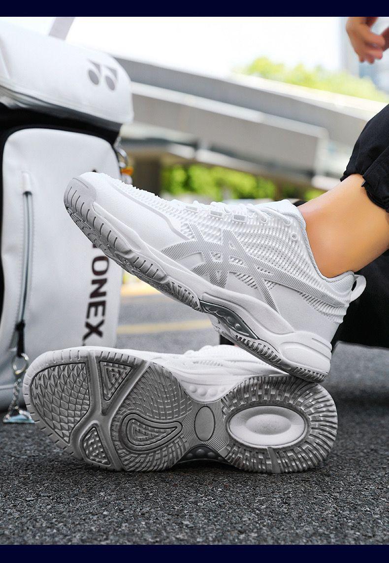 Product Introduction of Brand New Professional Tennis Shoes for Men and Women Breathable Mesh Shoes Men Non-Slip Competition Training Badminton Shoes Men 14