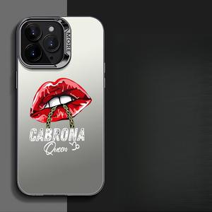 ขายร้อน lip apple 16 promax โทรศัพท์มือถือกรณี 15 ไฟฟ้า 14 matte iPhone 13 anti-fall ฝาครอบป้องกัน