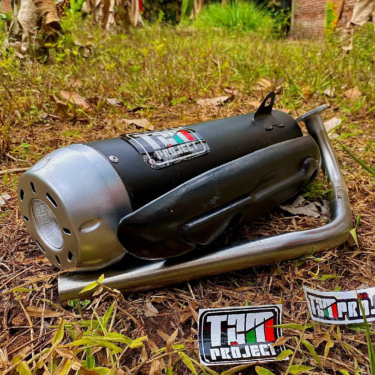 Knalpot TZM Project Bas adem Anti Tilang Beat scoopy Vario Genio N-max Pcx mio Aerox dan lain lain Motor