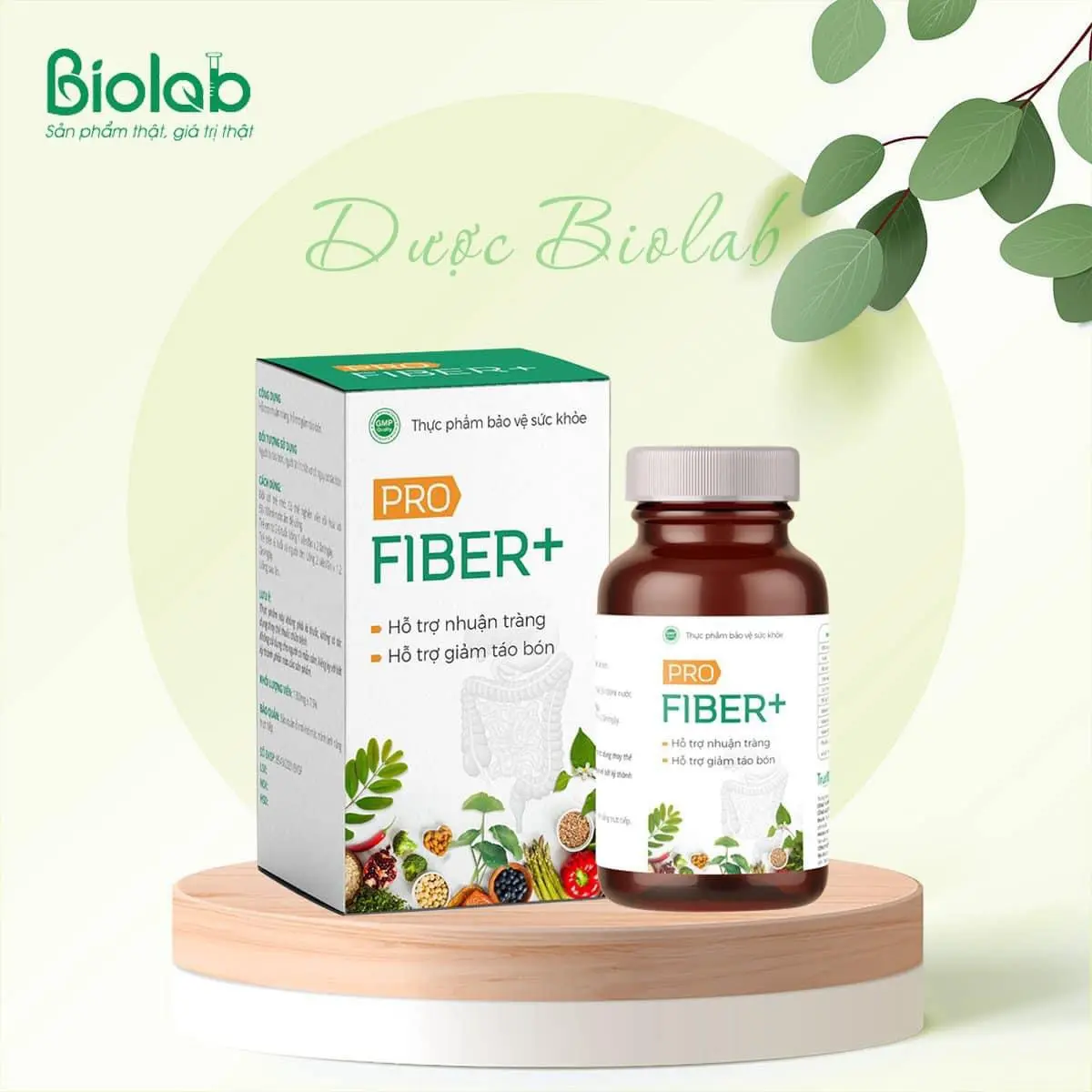 ProFiber+ Biolab [Hàng chính hãng] Bổ sung chất xơ, hỗ trợ hệ tiêu hóa