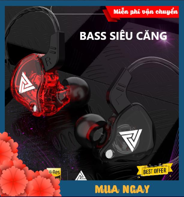 Tai Nghe Chống Ồn QKZ AK6 PRO Bass Siêu Khủng Âm Thanh Cực Đỉnh Nghe Nhạc Chơi Game Đỉnh Cao XSmart Nhét Tai Earphone