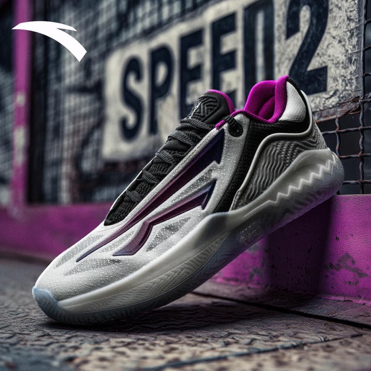 ANTA KAI SPEED 2 รองเท้าบาสเก็ตบอลผู้ชาย พร้อมระบบกันกระแทกและกันลื่น เหมาะสำหรับเล่นกีฬา 1125C1114