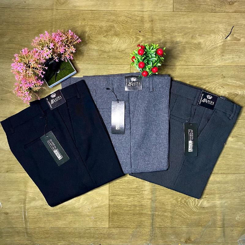 Karera Celana Formal Pria slimfit Original Panjang Kantor Abu Muda abu tua Hitam navy cream Kerja formal Kain 4