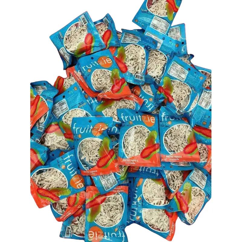  ô mai giun thái lan 50g - ô mai đu đủ Chua Snack Ăn Vặt Food 