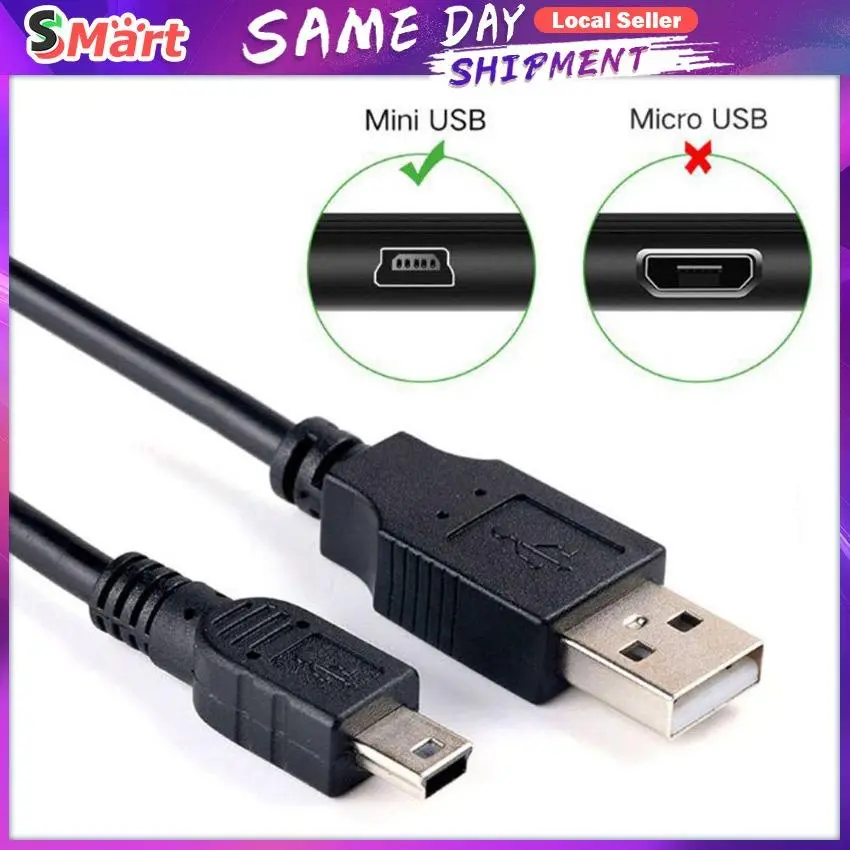 1M Mini USB Cable 2.0 A To 4 Pin B Cord Adapter for Digital Camera MP3 ...