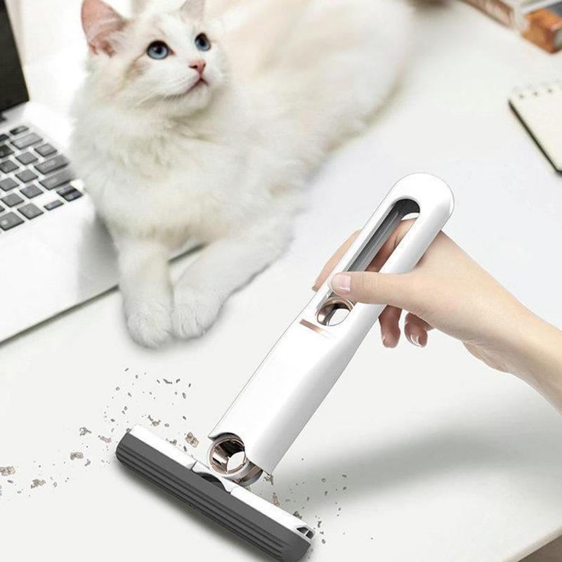 Product Introduction of Mini Portable Handheld Cleaning Mop, 1 Count Multifunctional Cleaning Brush for Bathroom, Car, Window & Glass Cleaning, Home Cleaning Supplies 0