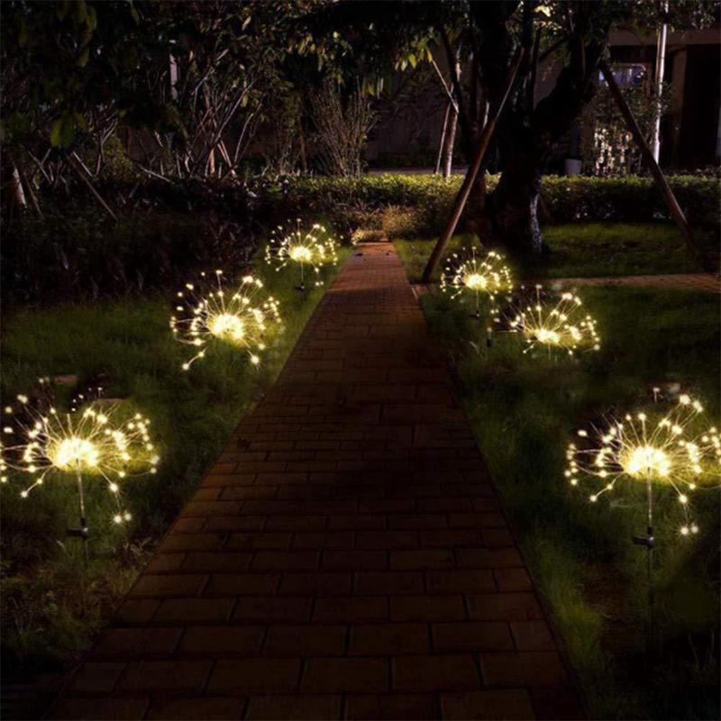 Product Introduction of 【Local Stock】Solar Firework Light 90/120/150 Lights Outdoor Waterproof Fairy Lighting Christmas Solar Lights 29