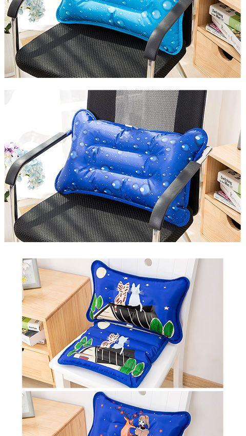 Product Introduction of Ice Pillow for Adults and Children, Cooling Water Pillow for Summer, Student Nap Pillow, Ice Pillow, Ice Pad, Water-Filled and Inflatable Cooling Pillow 8