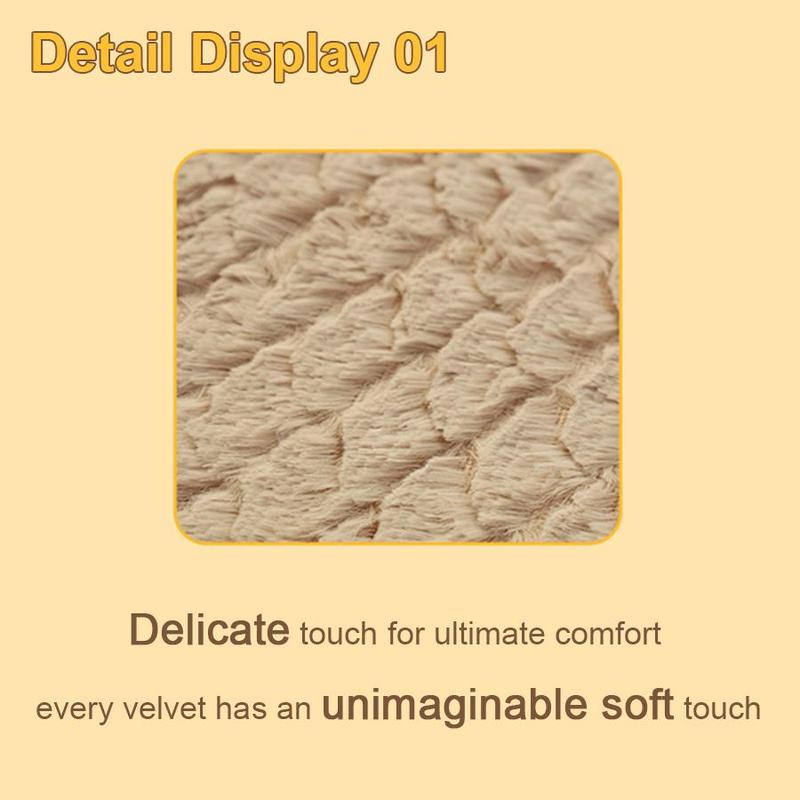 Soft Plush Pet Bed, 1 Count Removable Washable Pet Bed, High Elasticity Pet Rest Bed, Suitable for Small Medium Dogs and Cats 2