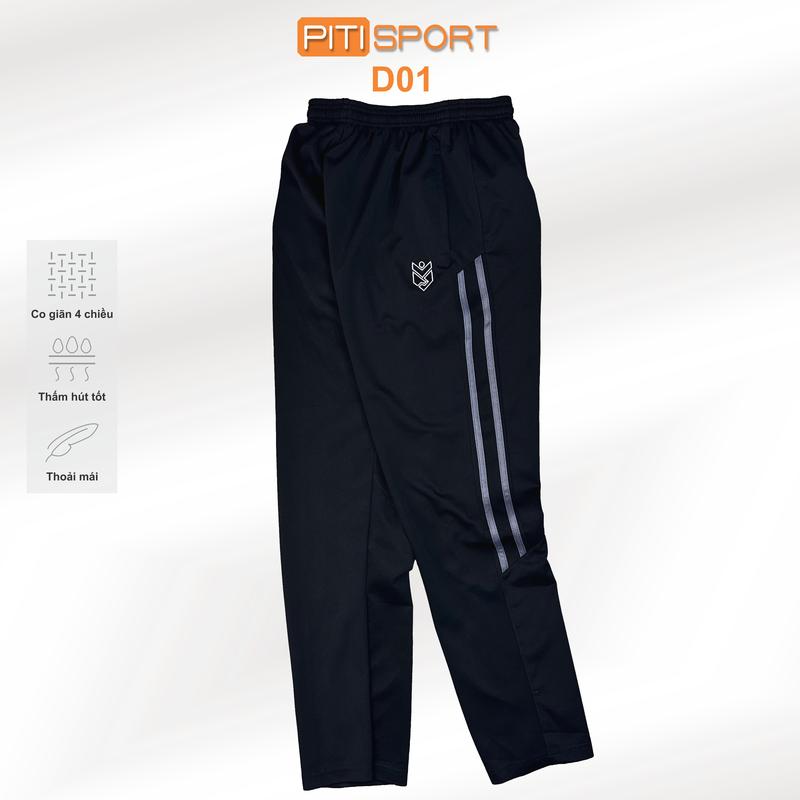Quần Dài Thể Thao D01 Ống Suông Tập Thể Dục, Sport, Lao Động, Chống Nắng, Tập Gym