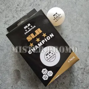 READY Bola Pingpong SLR Champion 3 Star isi 6 Original Tenis Meja