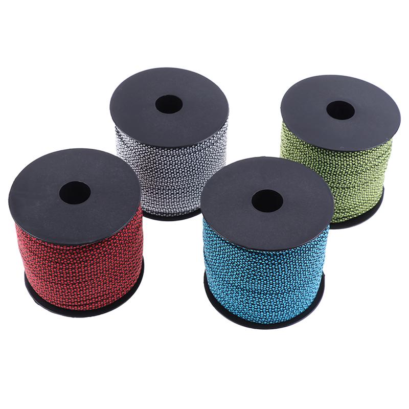 Dây Guyline Phản Quang, 50m, Dây Chạy Bộ Dây Guy Line Cho Lều Cắm Trại Ngoài Trời, [YYY] Phụ Kiện Camping 5