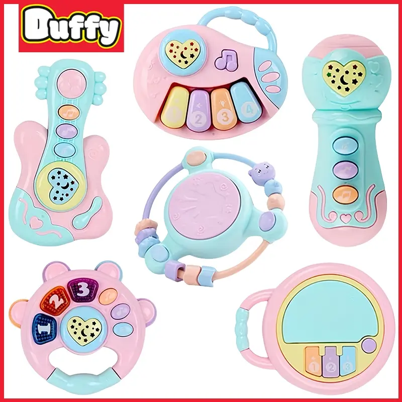 【Duffy toys】Mainan Teether Gigitan Bayi Bpa Free / Mainan Edukasi  4 In 1 Bahan Silikon Untuk Bayi / Teka-teki Mainan Teether Jari / Baby Multifungsi Pull Gigitan Toys / Tether Bayi Gigitan Bayi Bpa Free Mainan Edukasi Montessori Tarikan Sensorik Silikon 4