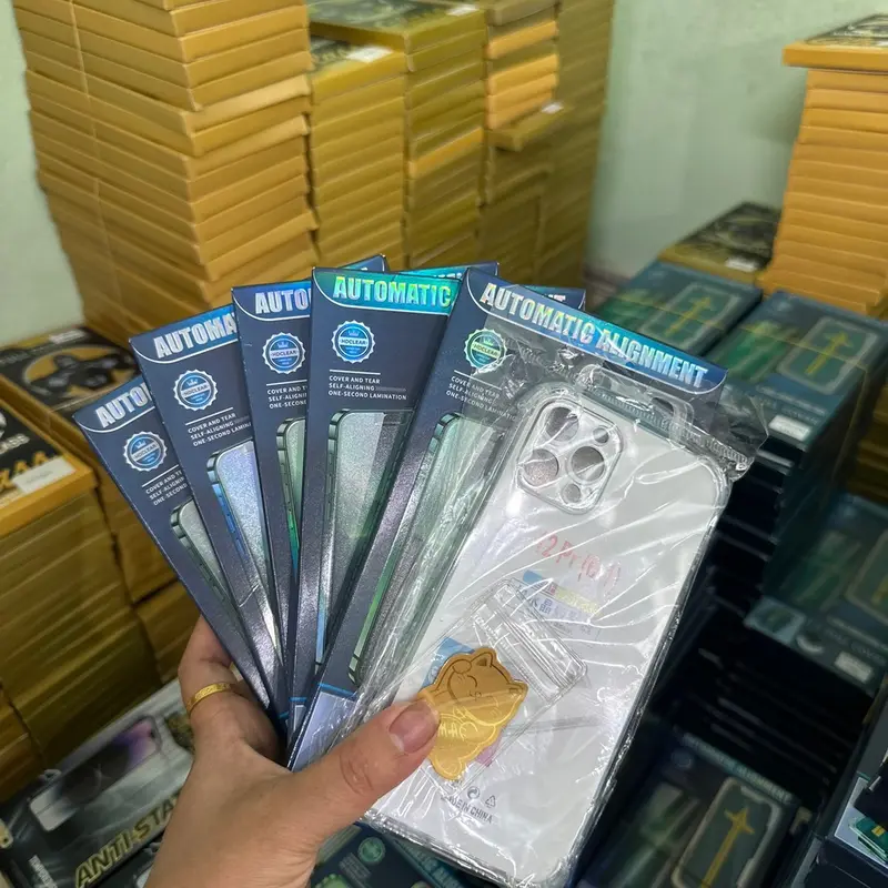( COMBO 7 MÓN CÓ KHUÔN VIỀN TRỢ DÁN CHỐNG NHÌN TRỘM) gồm 5 kính 1 ốp 1 mèo thần tài 3