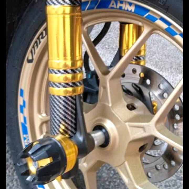 Cover shock depan motor Vario, Beat, Scoopy, Mio gold all series terlengkap Karbu 1