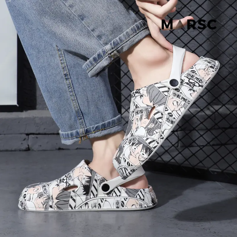 MARSC Sandal Pria Wanita Baim Terbaru Slip on Kodok Import Anti Slip Clog Karet 1