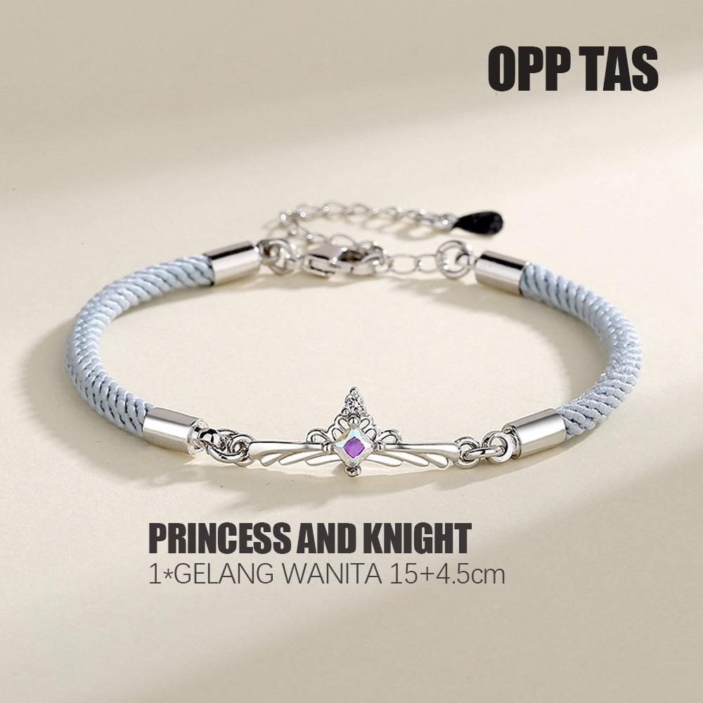 Gelang Couple Pasangan-princess and knight gelang fashion gelang gelang