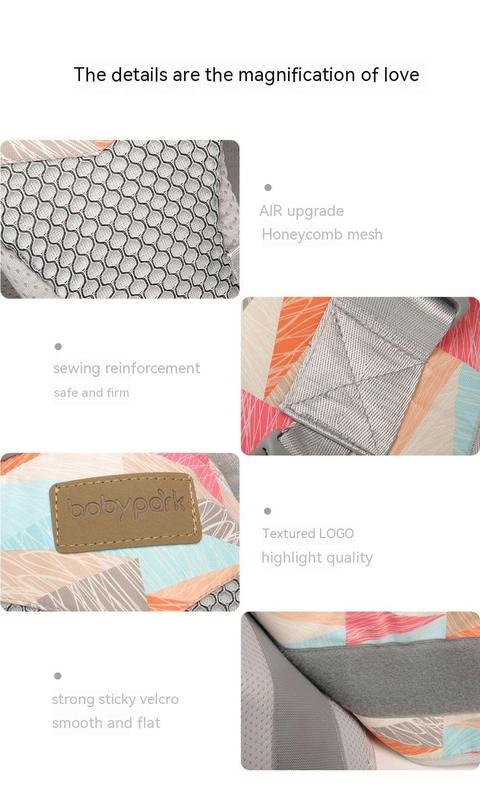 Product Introduction of Waist Stool Baby Light Four Seasons Baby Multifunctional Strap Nursing and Breastfeeding Pad Baby Holding Artifact Piggyback Front Holding Stool 14