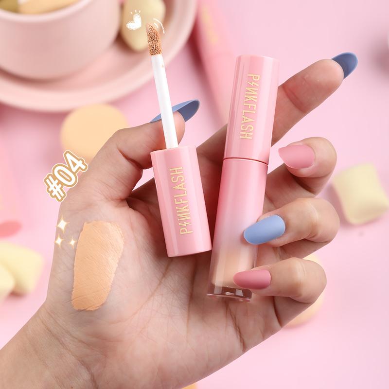 PINKFLASH Liquid Concealer OhMyBreath Breathable - Long Lasting Smooth Dark Circles Scar Acne Skin Concealer PF-F04 6