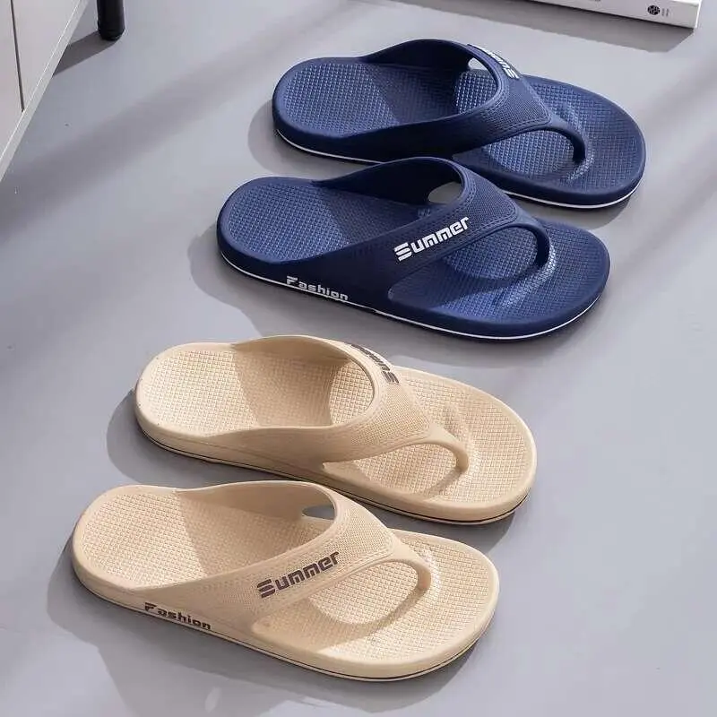 EVA 2025 Men Flip ps Summer Durable Beach Indoor Outdoor Anti-slip Couple Slippers Comfortable Casual Flat Sandals